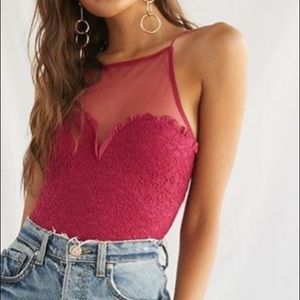 Forever 21 Berry Bodysuit